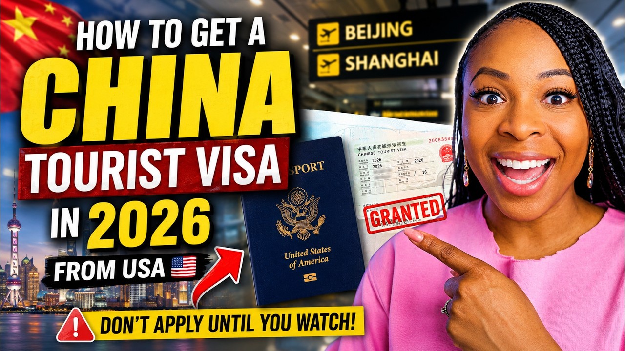 How to Get a China Tourist Visa in 2026 (FROM USA)  ✈️ | Chinese Visa  Process That Actually Works