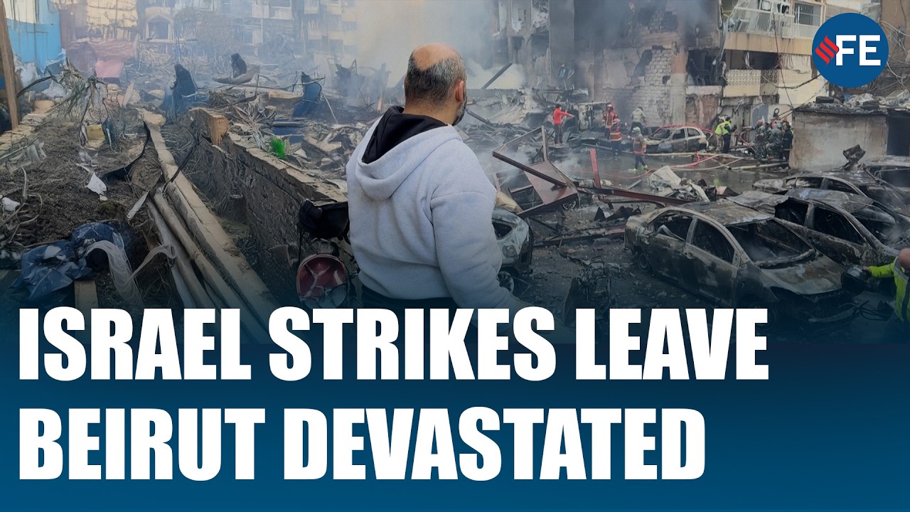 Aftermath Footage: Beirut Devastation As Israel Bombardment Destroys Vehicles