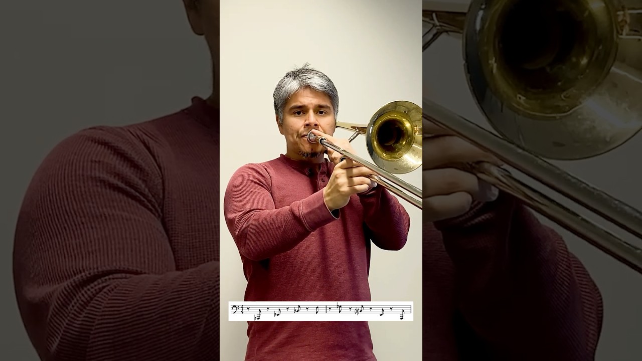 Trombone Attacks Using Intervals #shorts