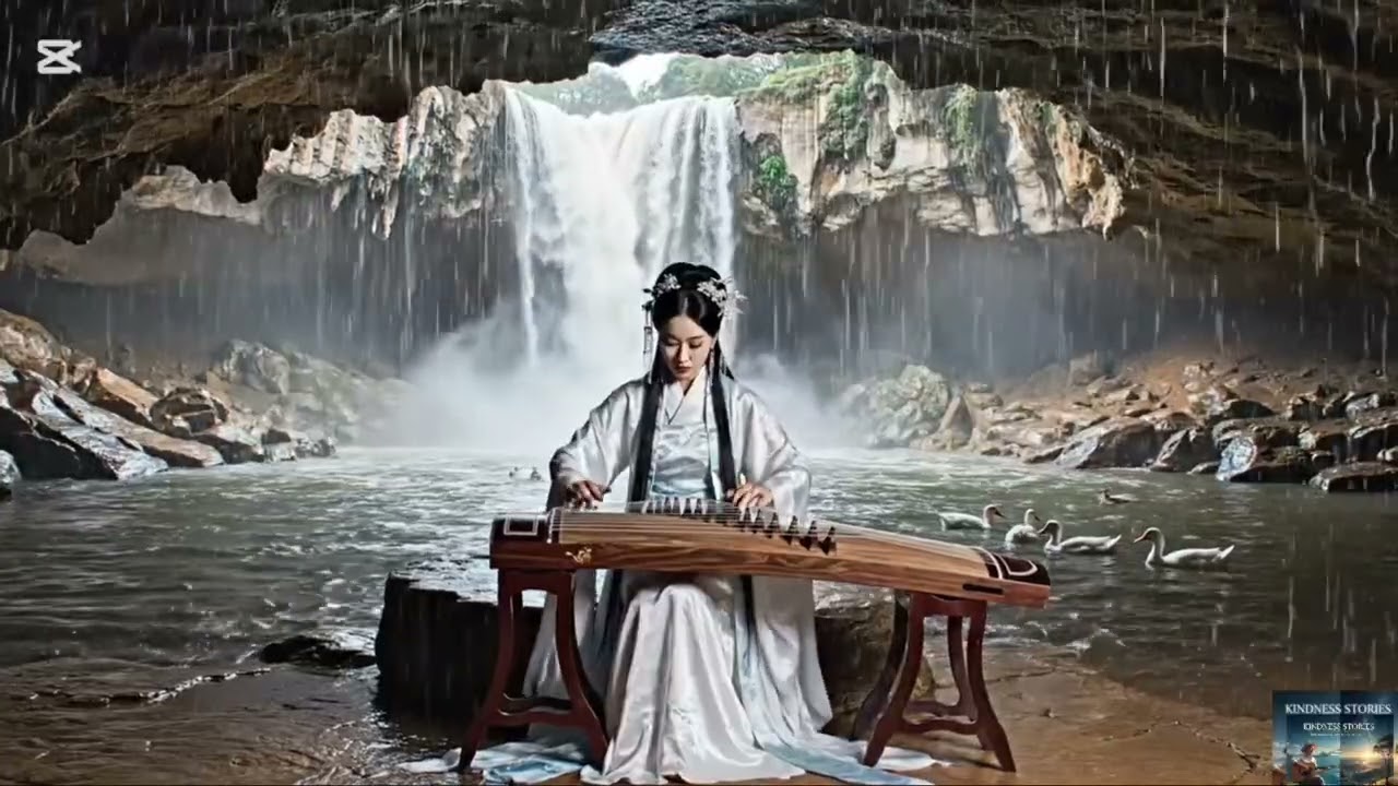 Ethereal Guzheng in a Hidden Cave | Deep Sleep & Healing | Kindness Stories