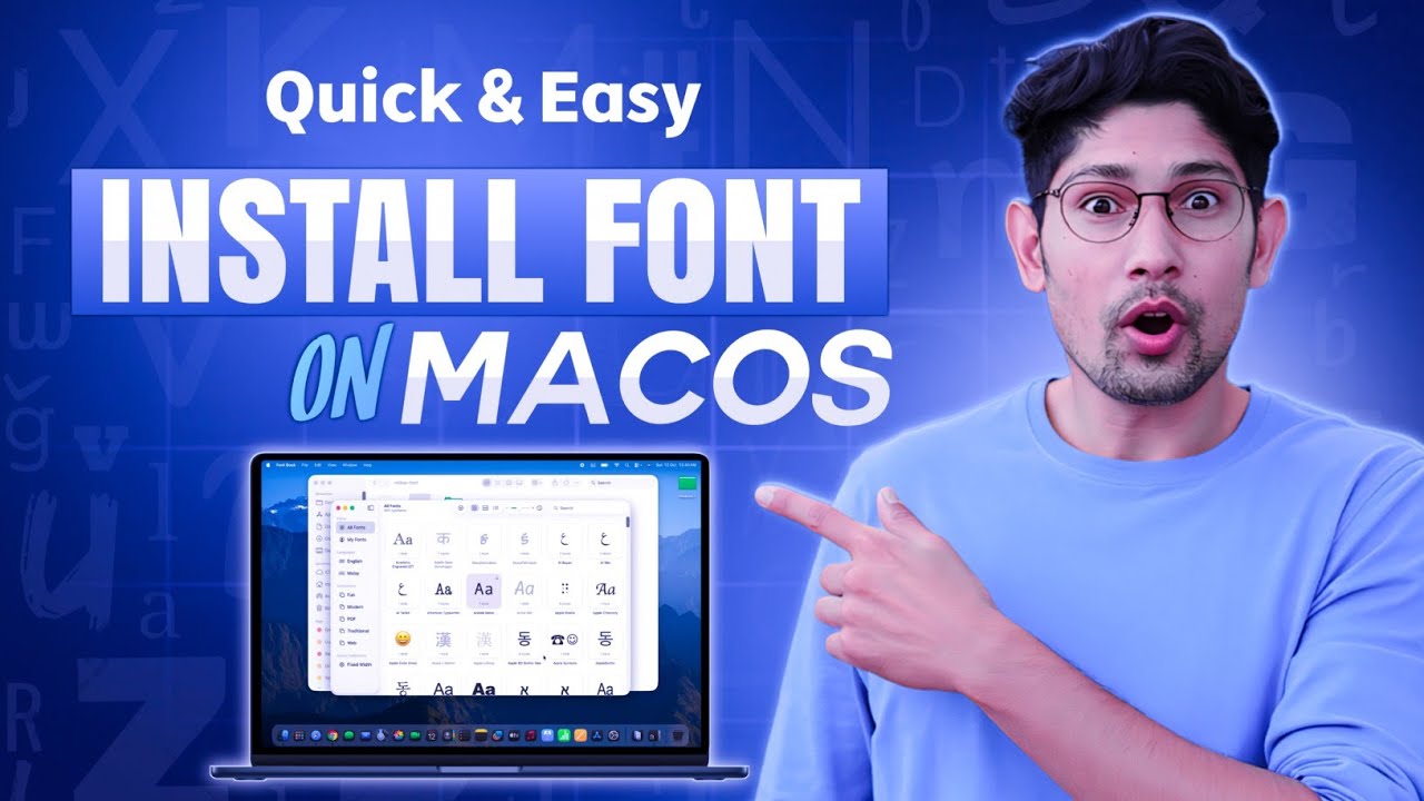 Как установить шрифты на macOS | Пошаговое руководство (2025)