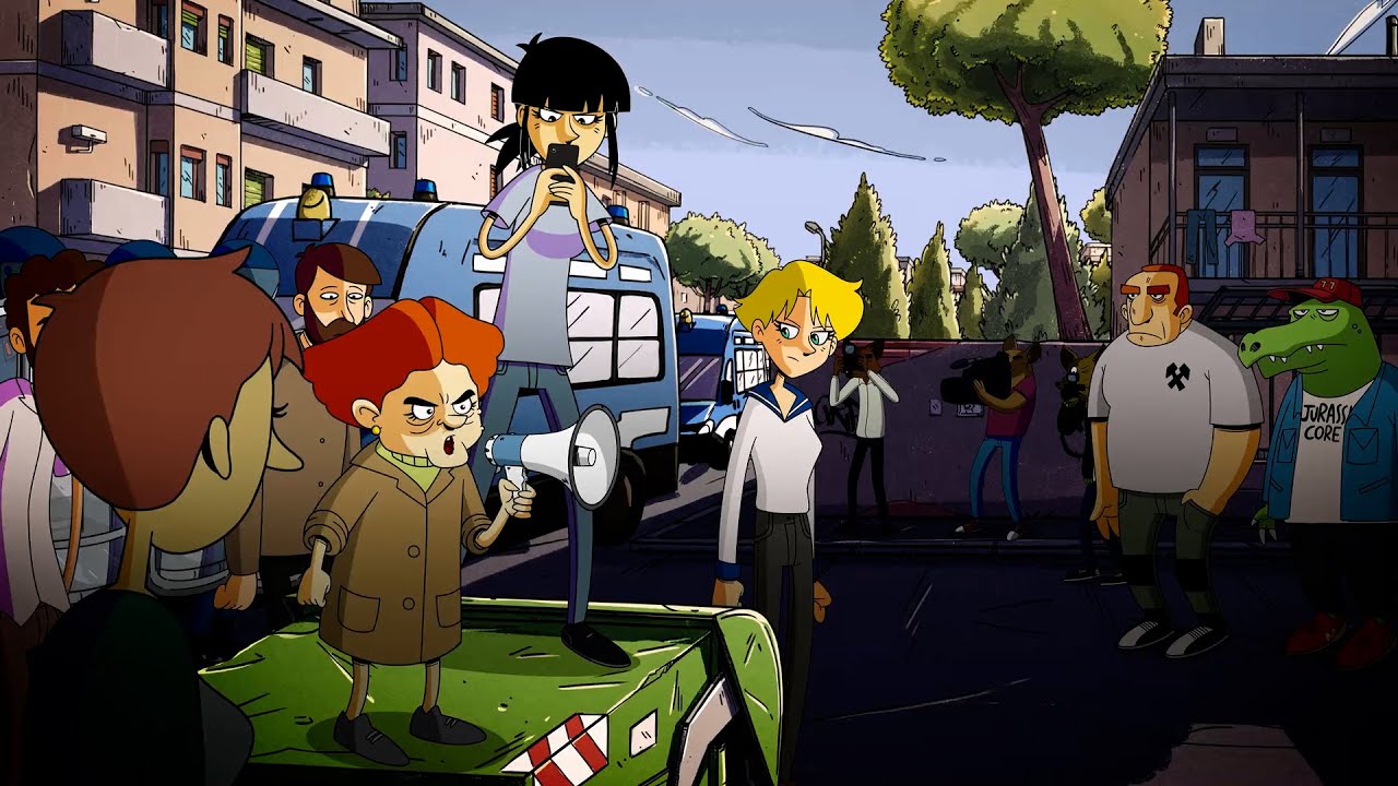 Questo mondo non mi render&agrave; cattivo: Scena discorso di Domenica la bidella