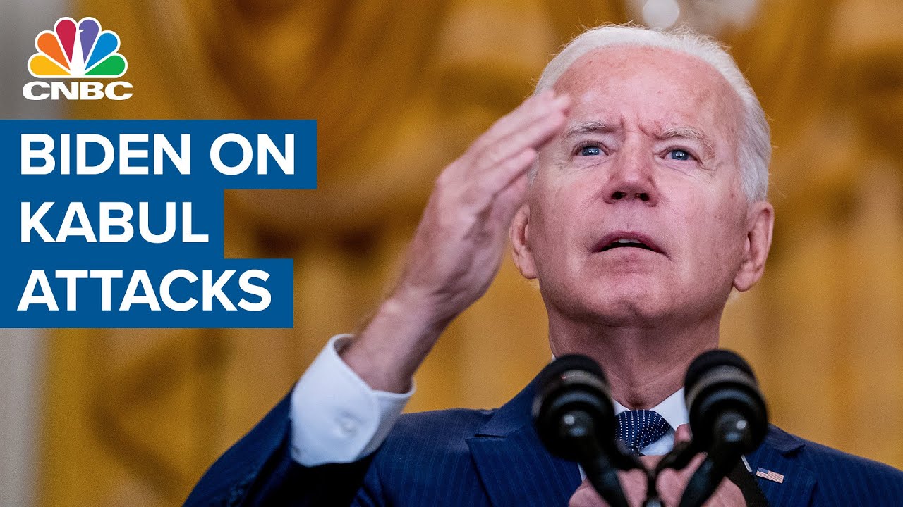 President Joe Biden addresses ISIS-K attacks outside airport in Kabul, Afghanistan