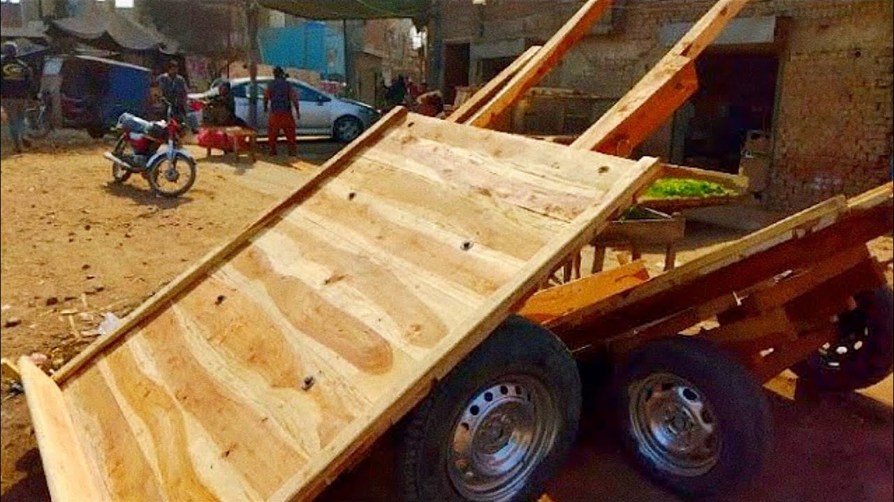 How Wooden Donkey Cart is made Amazing process of Making donkey cart These Craftsmen are amazing