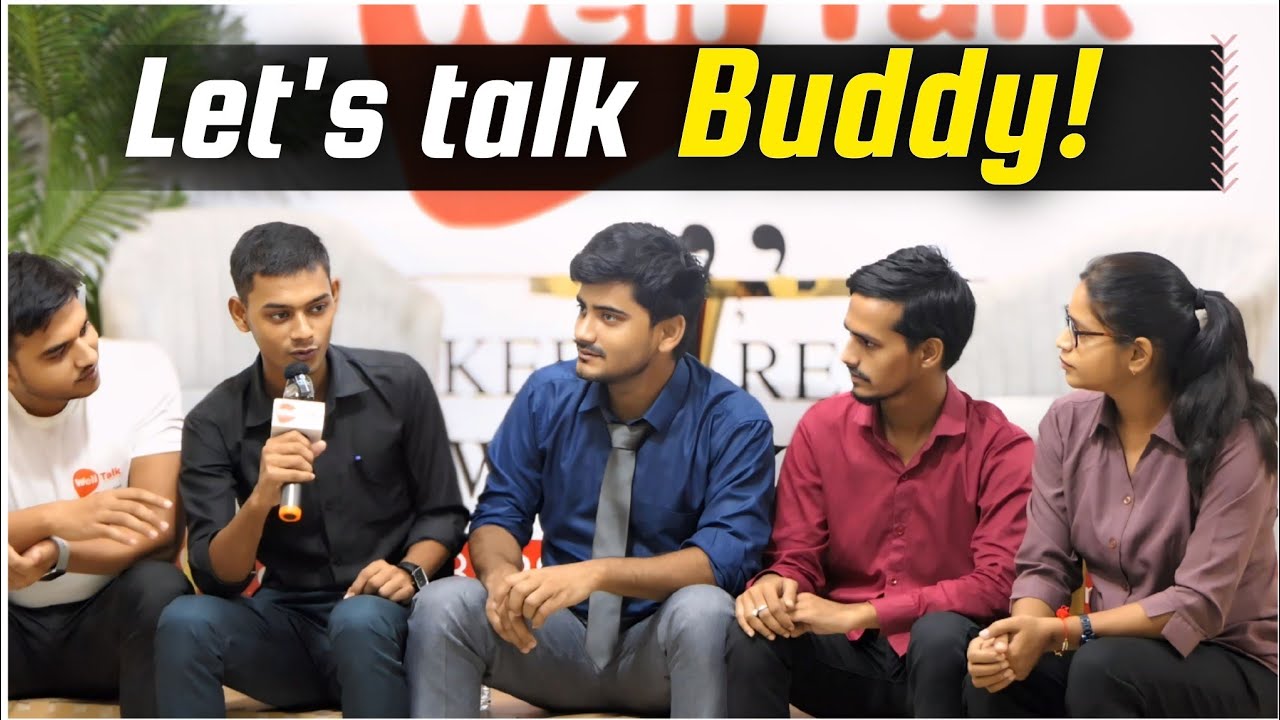 Buddy-Talks in English with Kaif sir | Money or Time | English Speaking Debate | WellTalk institute