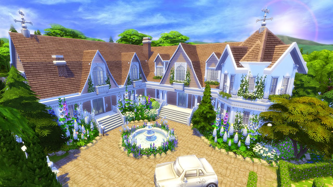 The Sims 4 Mansion Building - Hampton's Mansion