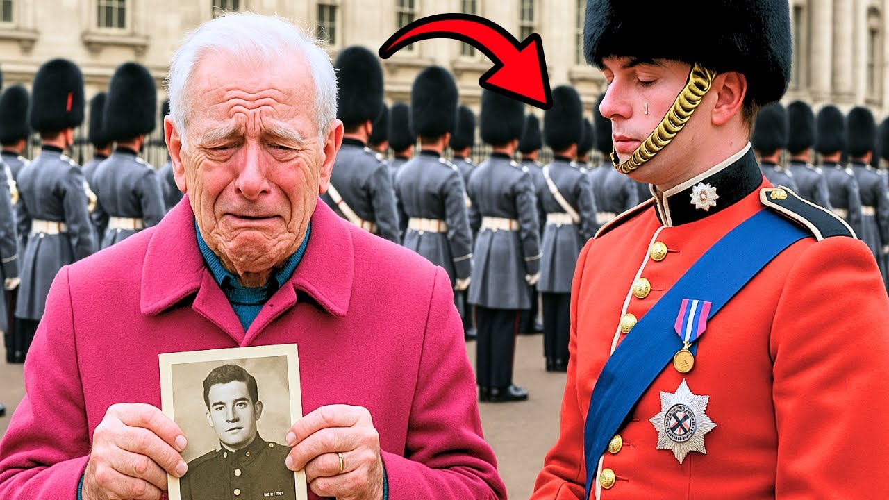 Royal Guard Breaks Down in Tears When an Old Man Shares Photo of Fallen Hero