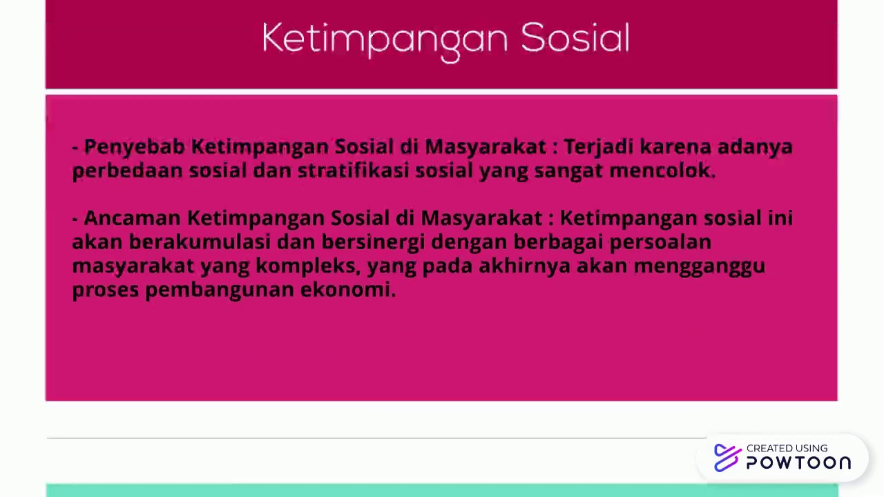 Ketimpangan Sosial