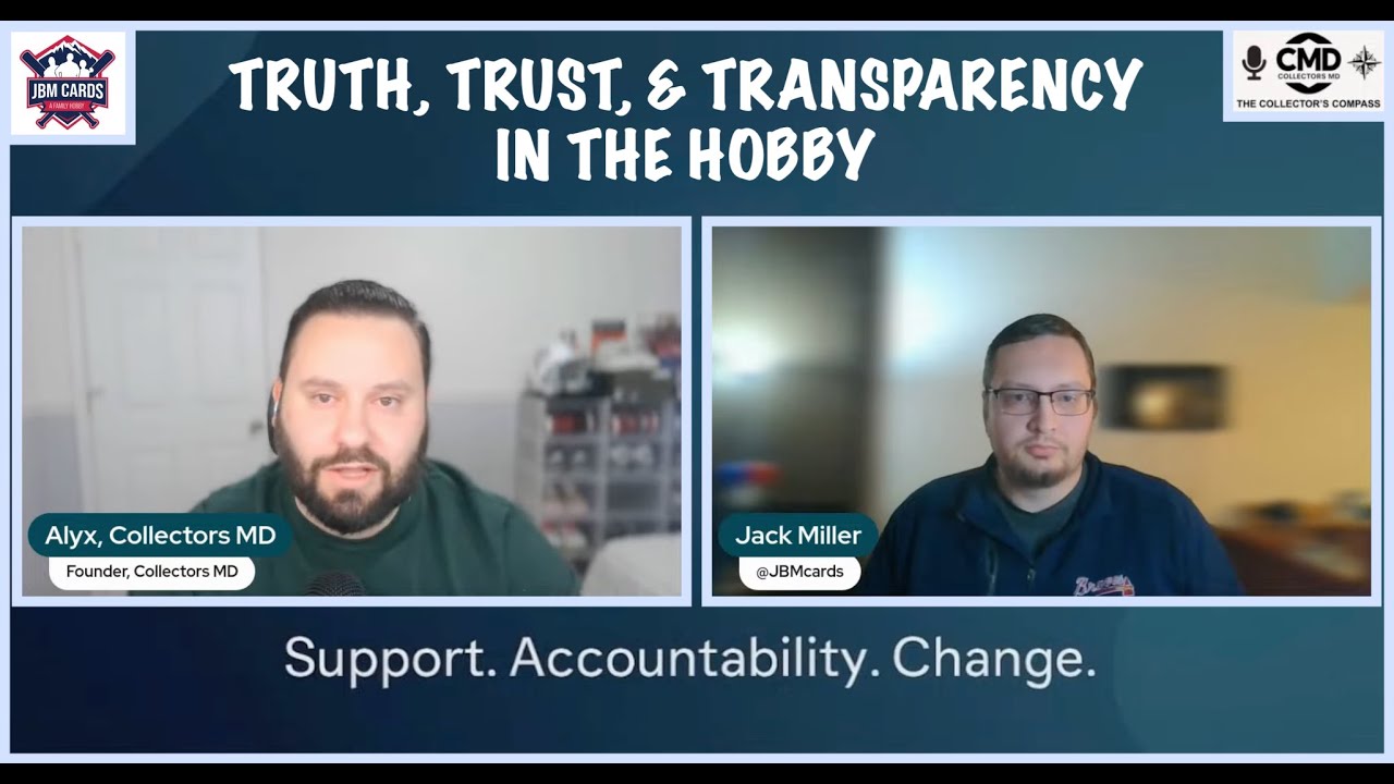 The Collector’s Compass #24: Truth, Trust, & Transparency In The Hobby With Jack Miller, @JBMcards