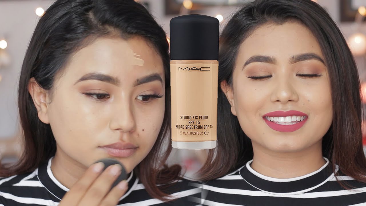 Обзор и демонстрация тональной основы Mac Studio Fix Fluid | Beautynepal |