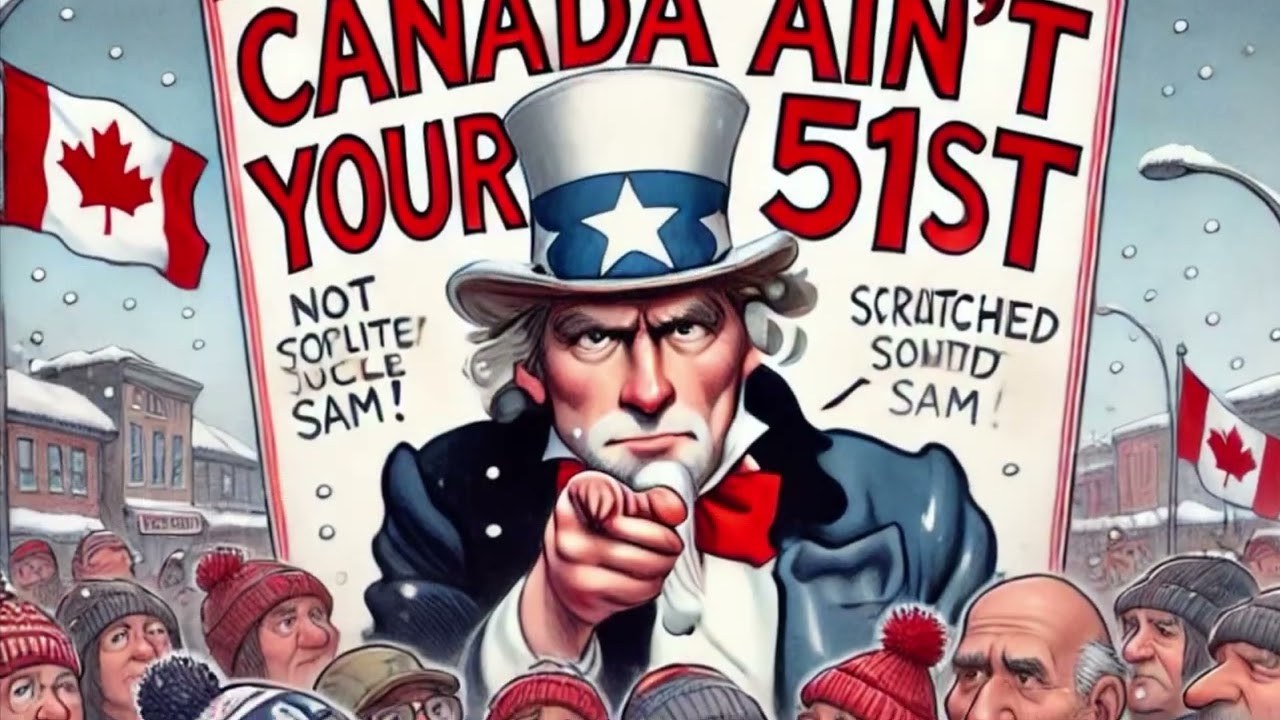 Canada’s war cry “We ain’t your 51st state!” A political satire rock song 🎸🇨🇦