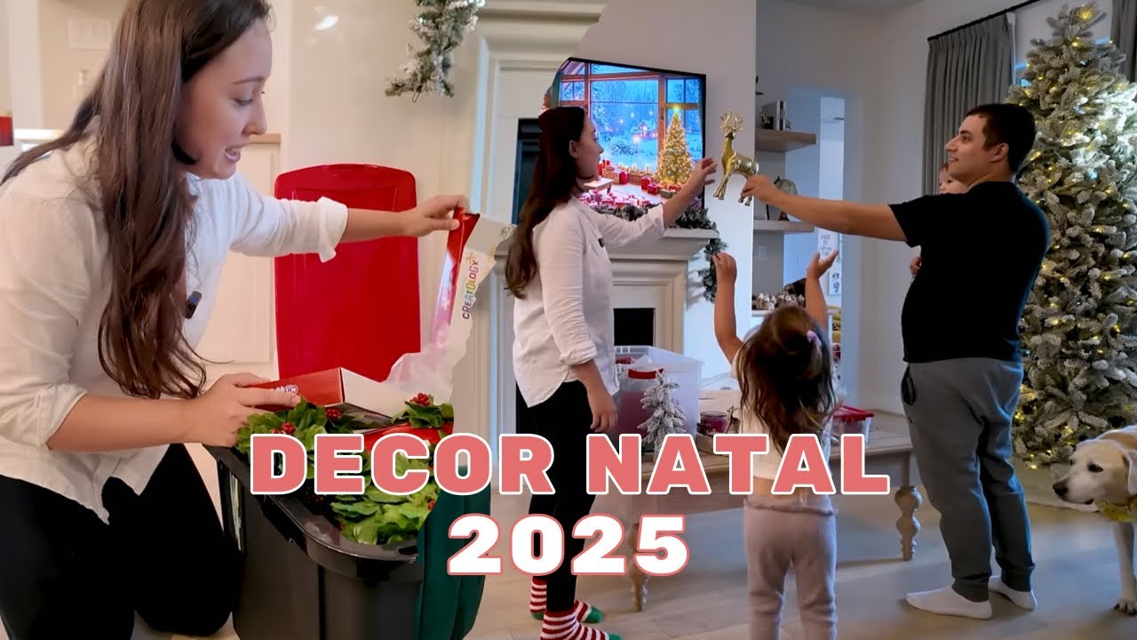 DECORANDO A CASA PARA O NATAL