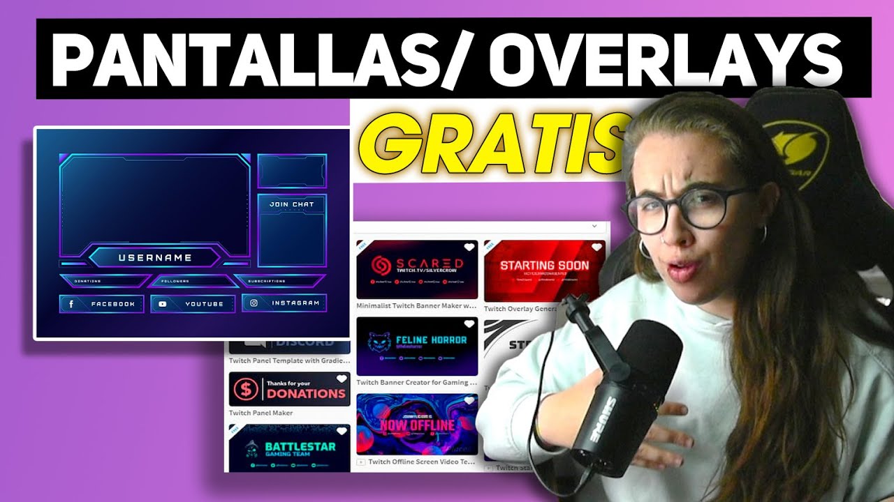 🔥 OVERLAY y RECURSOS para Twitch / FREE