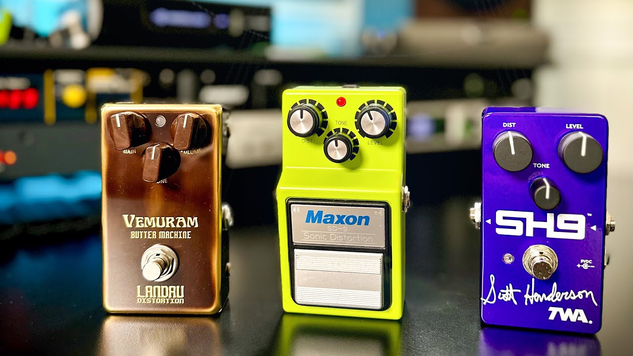 Michael Landau and Scott Henderson Tones!! Vemuram Butter Machine | TWA SH-9 | Maxon SD-9 Comparison