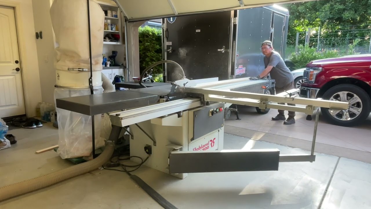 Robland E300 Sliding Table Saw Test Run