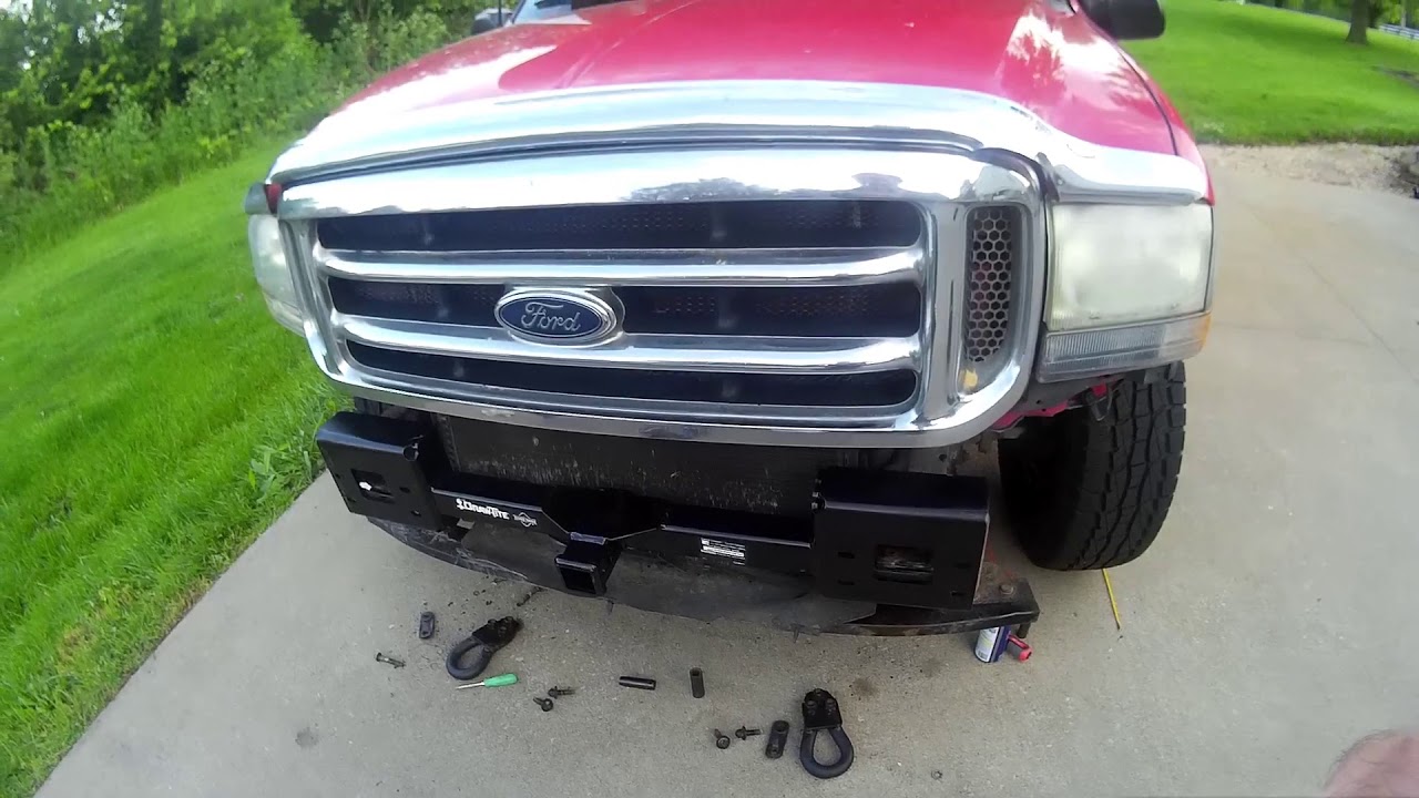 2002 F250 & F350 Front Receiver Hitch Install