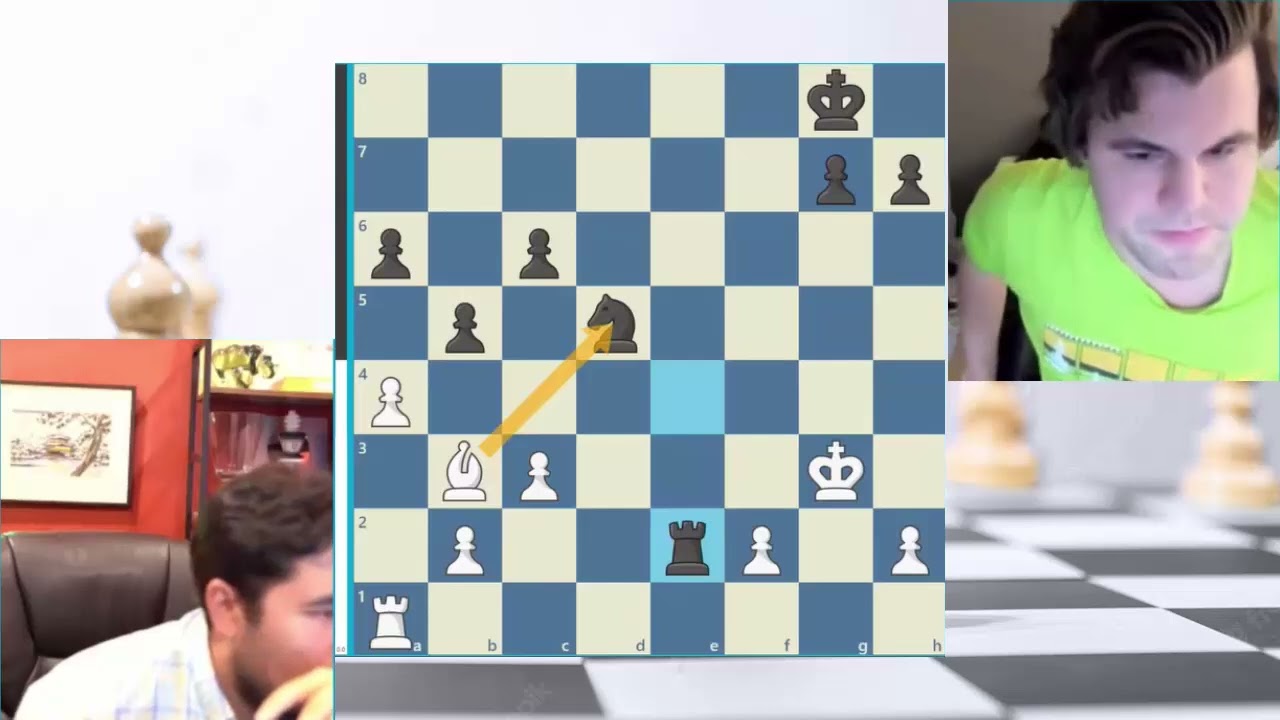 Hikaru Nakamura vs Magnus Carlsen Speed Chess Championship 2022 F R19