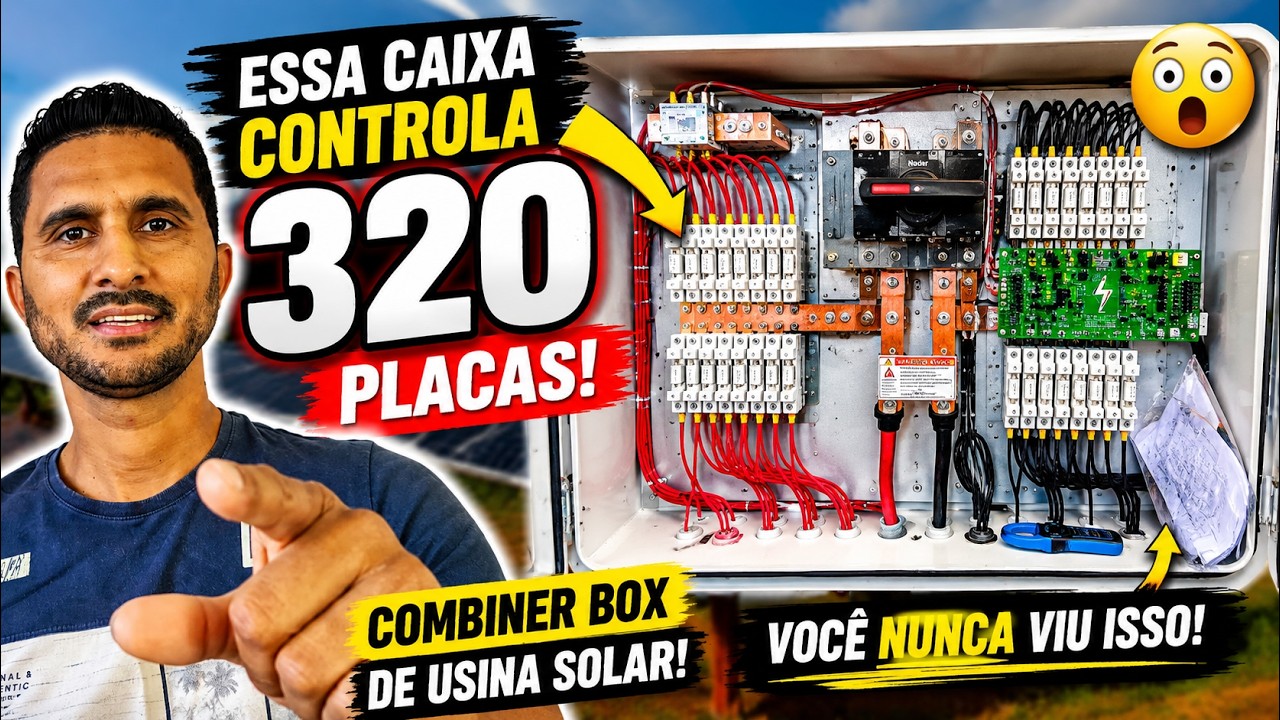 USINA SOLAR: Para que serve uma combiner box