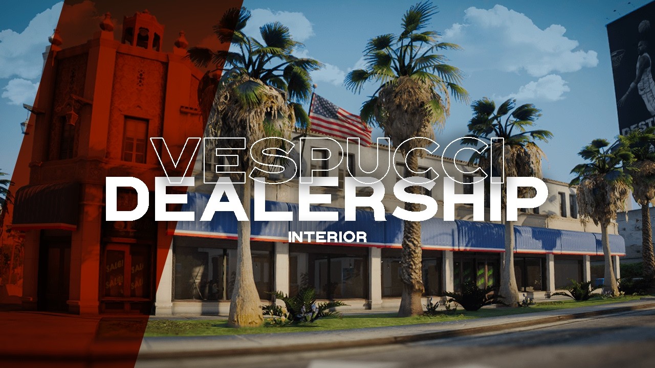 Vespucci Dealership [FiveM Interior - GTAV MLO]