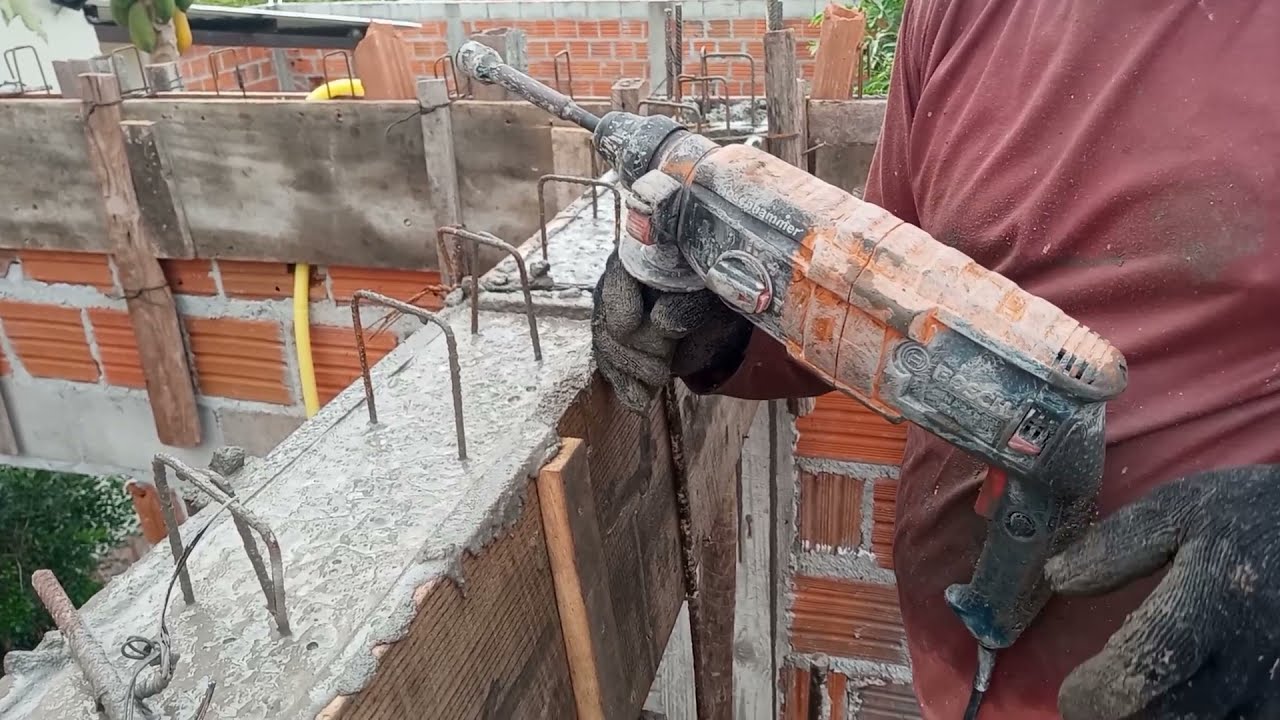 vibrando o concreto