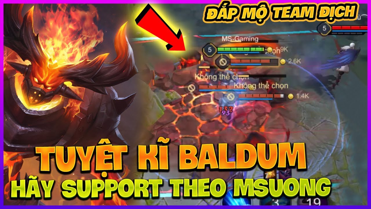 Tuyệt Kĩ Baldum Hãy Support Theo Cách MSuong Bạn Sẽ Có Trận Đấu | MSUONG CHANNEL