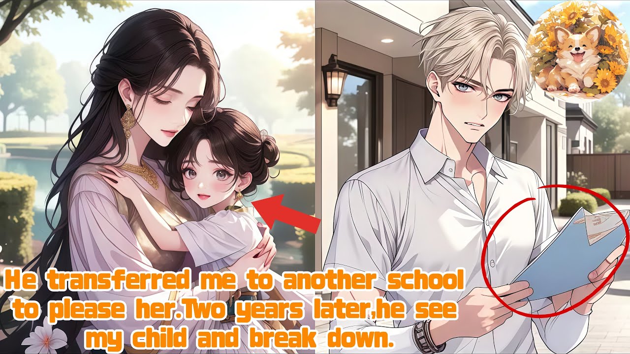 He transferred me to another school to please her.Two years later,he see my child and break down.