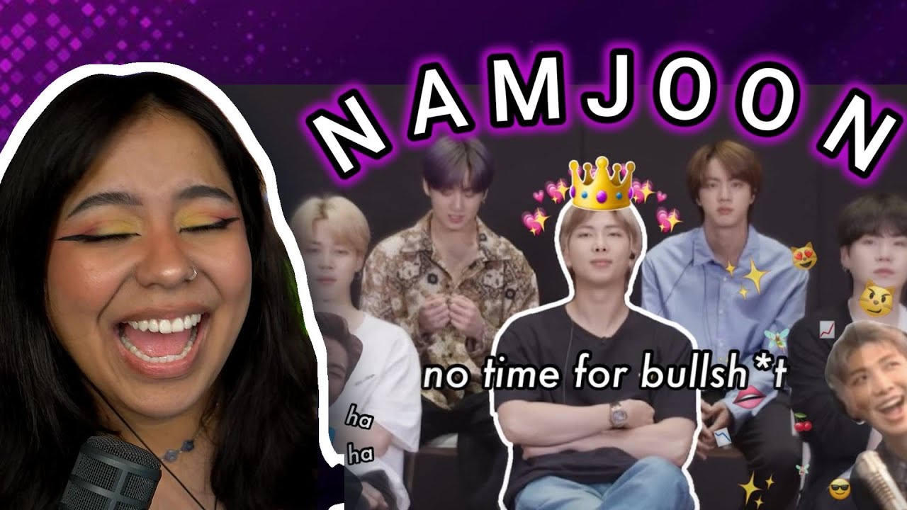 Namjoon being fluent in sarcasm & passive aggressiveness | First Time Reaction!