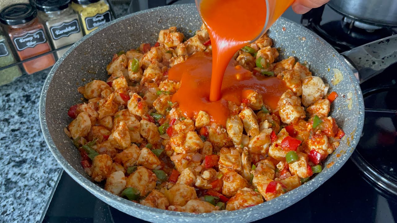 Рецепт самого вкусного куриного соте 😋 Как приготовить куриное соте ❗️