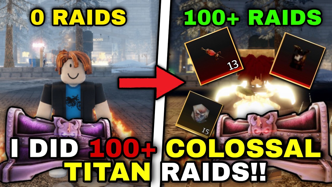 I Did 100+ Colossal Titan Raids... The Results Shocked Me || Attack On Titan Revolutions ||
