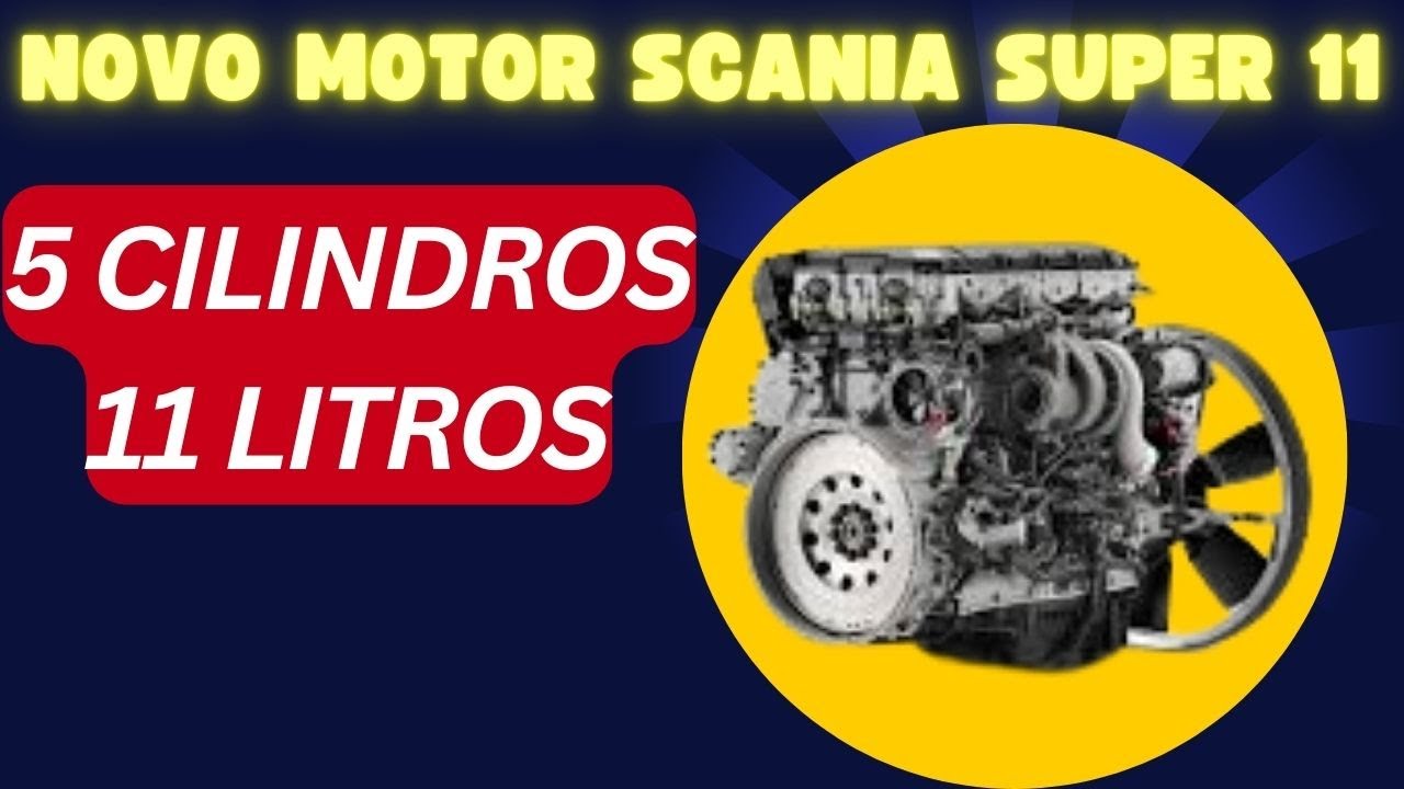 Nova motorização SCANIA SUPER 11 - 11 LITROS 5 CILINDROS