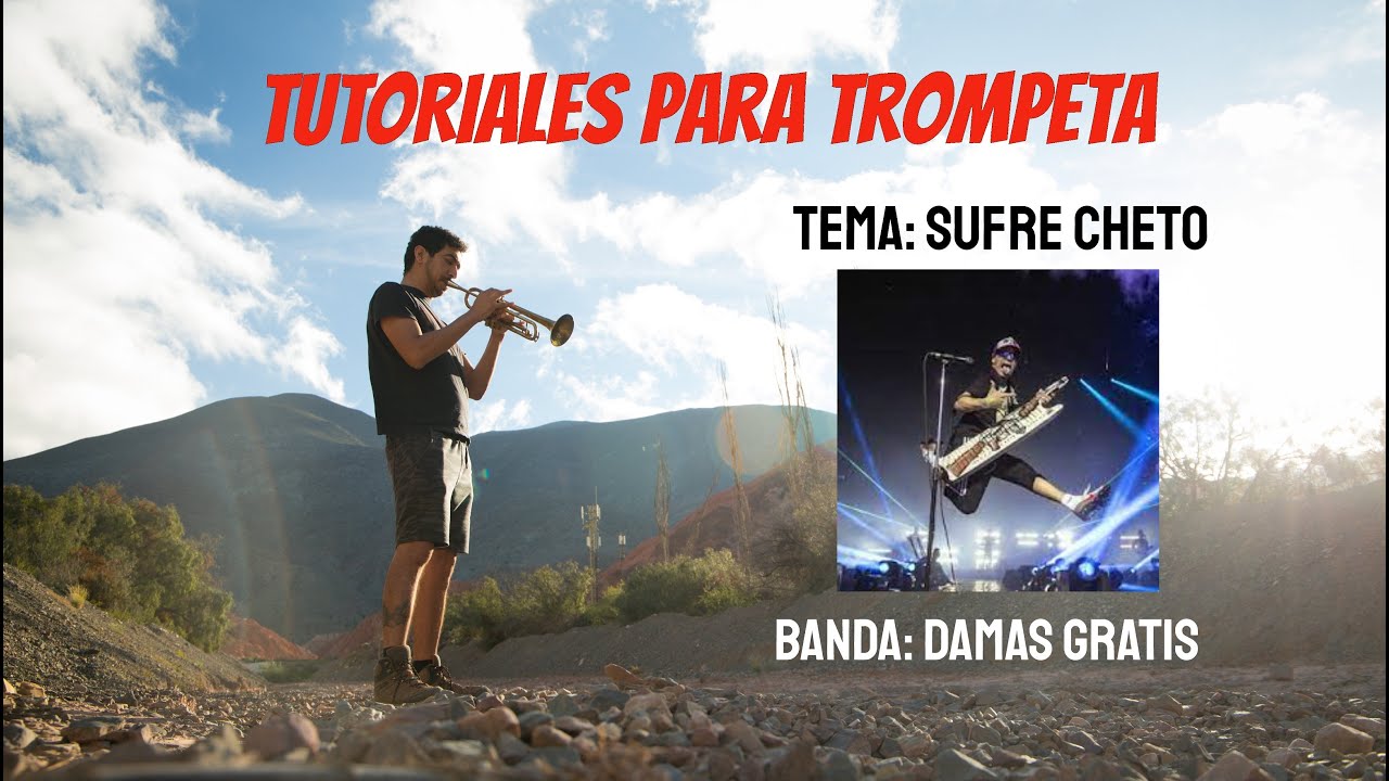 🎺🎵Como tocar  *Sufre Cheto* de *Damas Gratis* en Trompeta🎵🎺