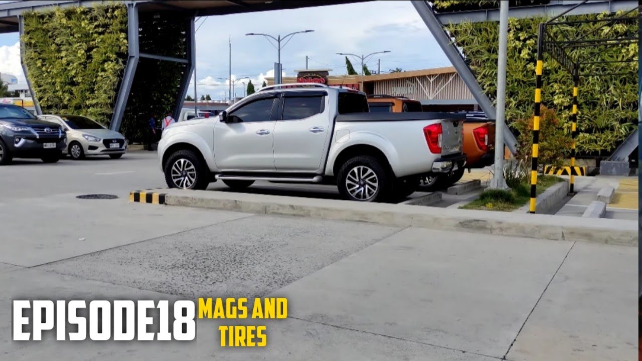Lifted Nissan Navara| using the new set of Tires 265/65/r18 Falken and OEM mags.