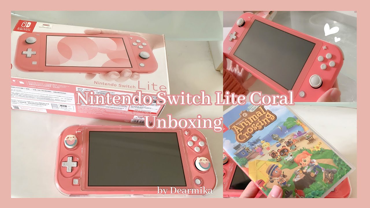 Nintendo Switch Lite Coral🍑 | unboxing