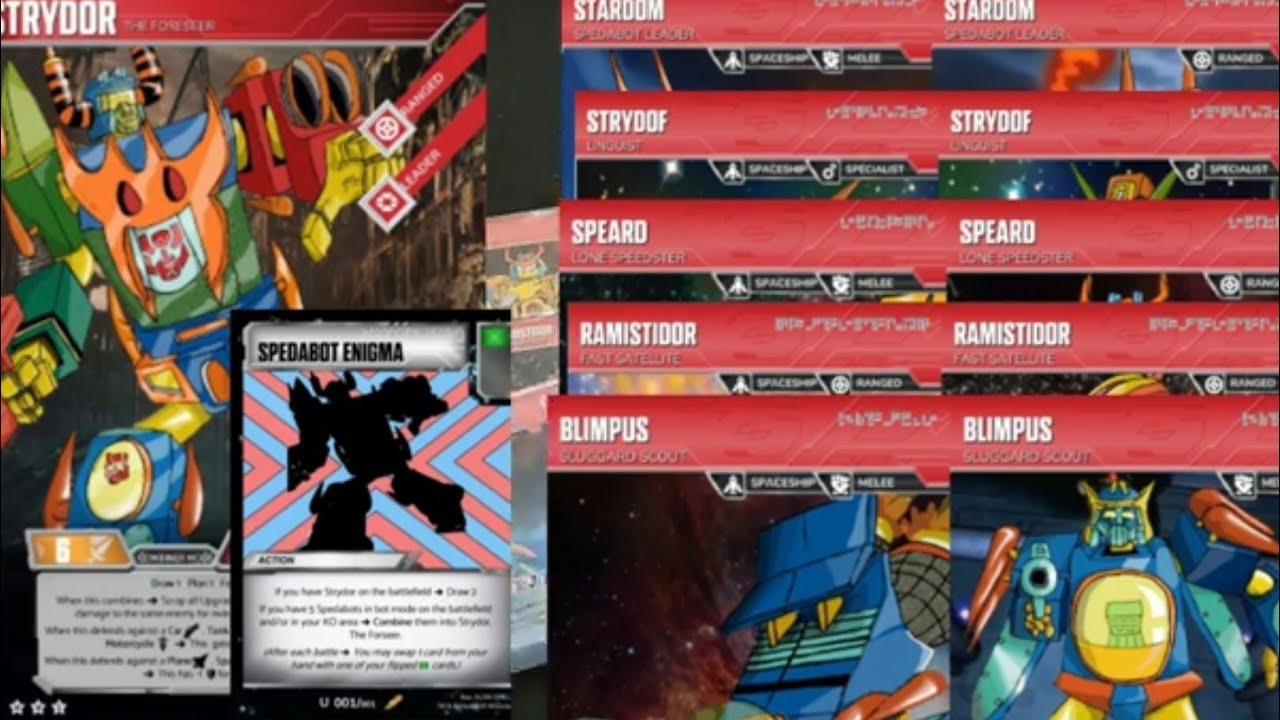 Transformers TCG Spedabots final!  (i swear!)