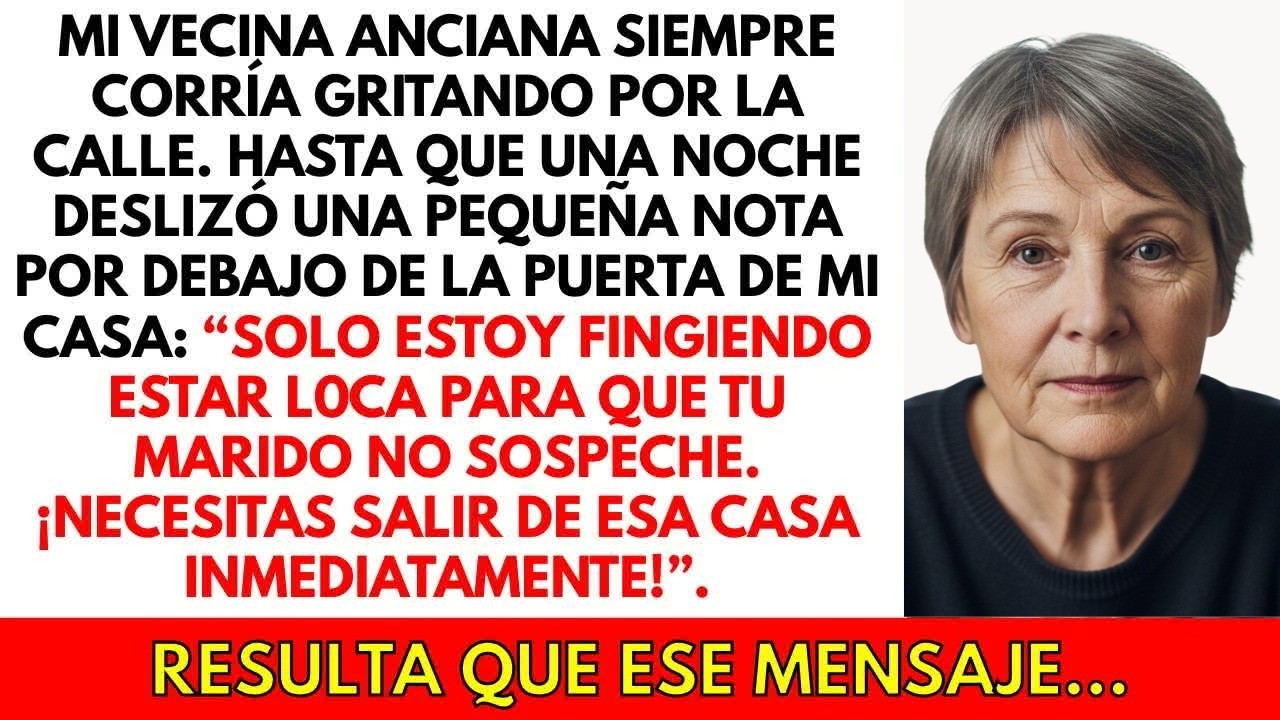 Mi vecina me envió una nota： “Mire la cámara de seguridad y sálvese de inmediato”  No esperaba e