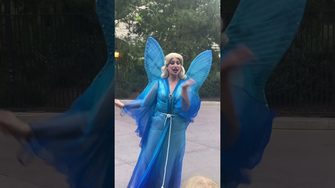 Magic Happens Parade Blue Fairy #disneyland #disneylandentertainment  #magichappens #bluefairy