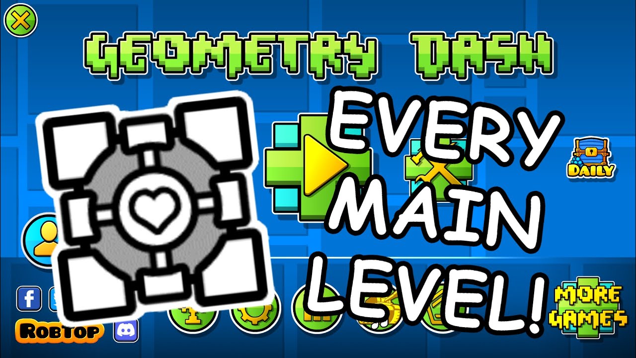 Geometry Dash - All Main Levels