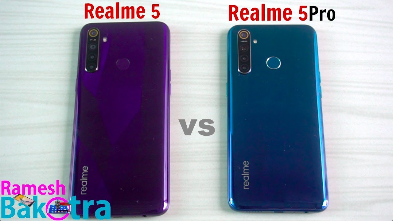 Realme 5 Pro vs Realme 5 SpeedTest and Camera Comparison