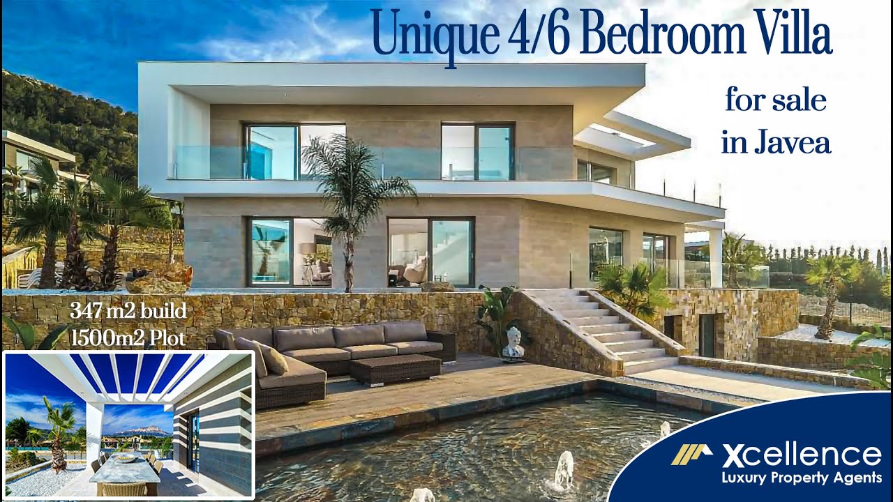 4 BED Luxury Modern VILLA with MOUNTAIN and SEA VIEWS  on Spain's Costa Blanca | Xcellence Javea