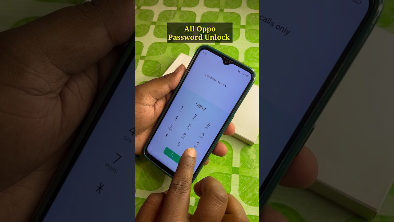 oppo hard reset without password // oppo ka lock kaise tode #shorts