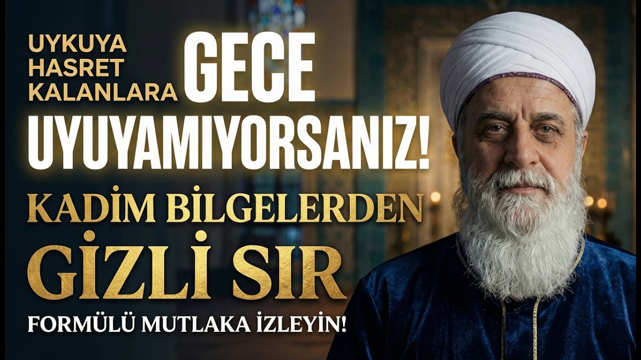 Gece Uyuyamayıp Dertlenenlere: Kadim Bilgelerin Gizli Uyku Formülü