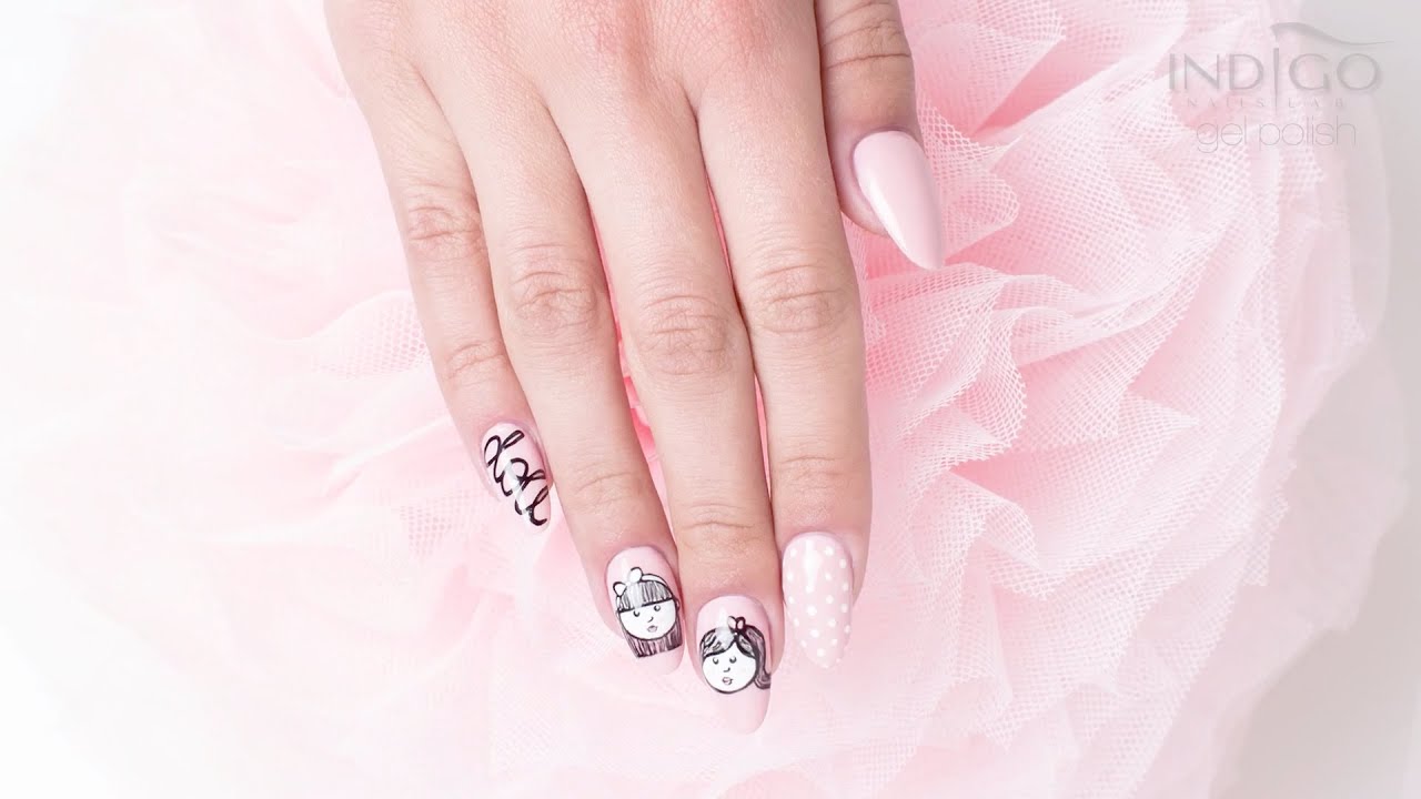 Indigo Nails Gel Brush Porcelain Doll