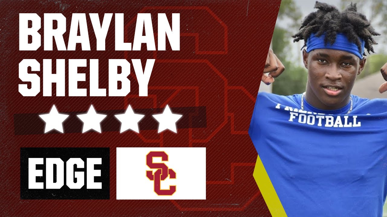 WATCH: 4-star EDGE Braylan Shelby commits to USC