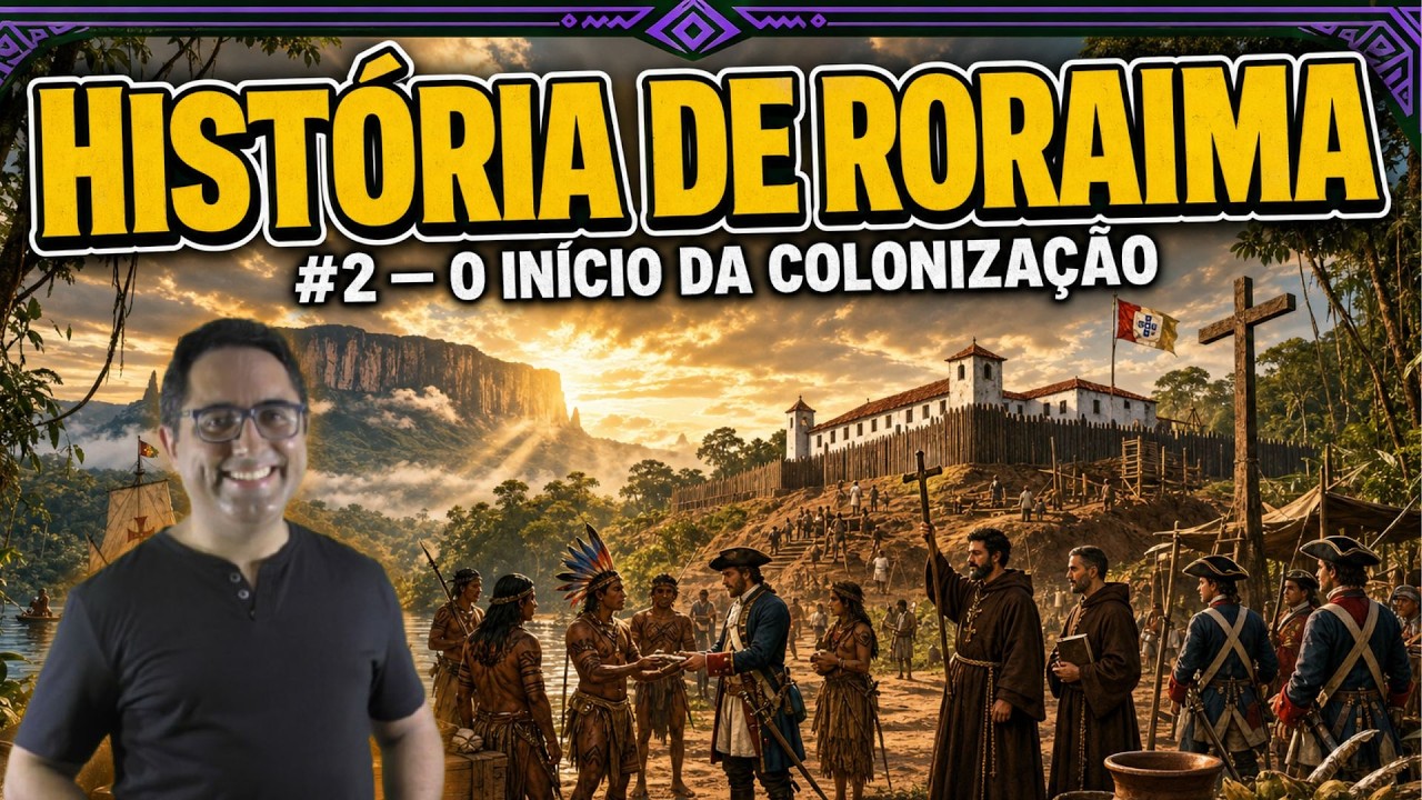 HISTÓRIA DE RORAIMA - # 2- O início da colonização de Roraima