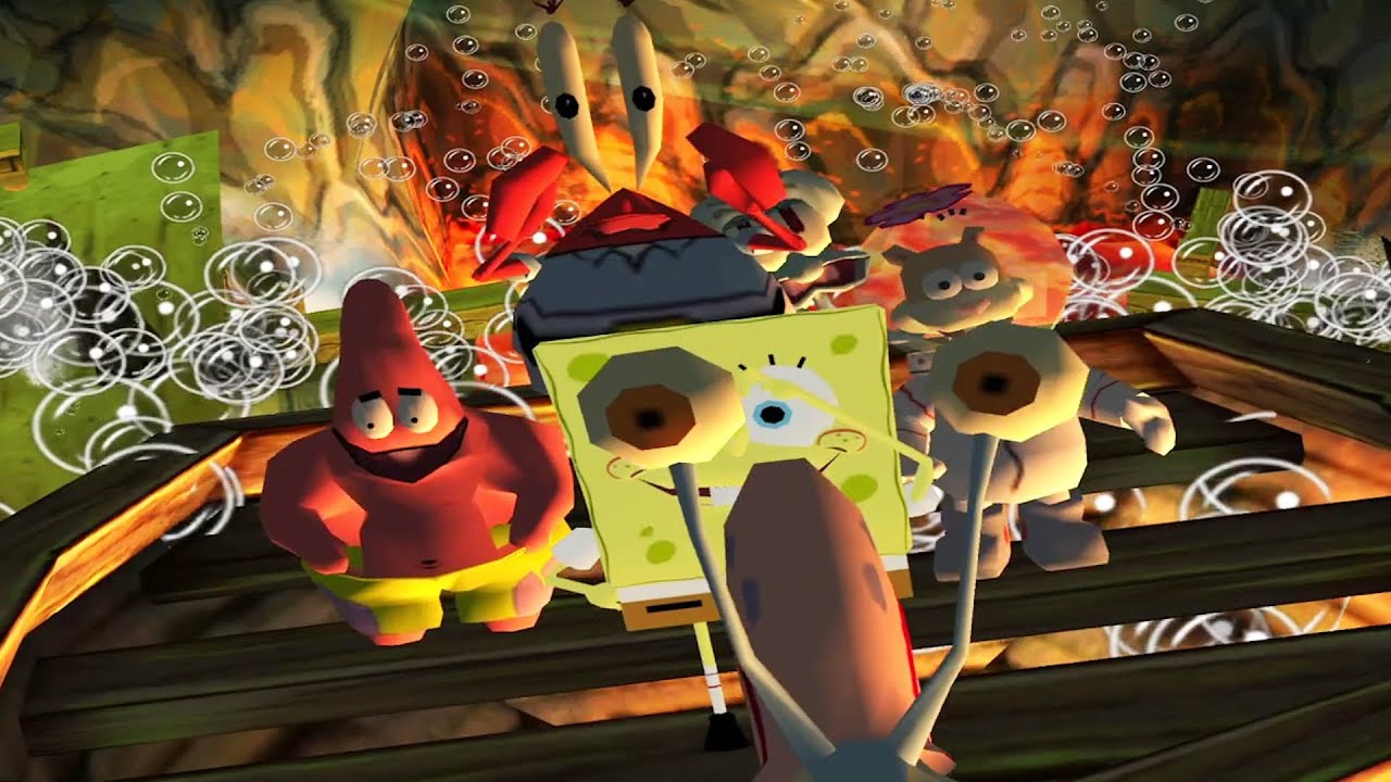 SpongeBob Revenge of the Flying Dutchman Game Movie ( All Cutscenes)
