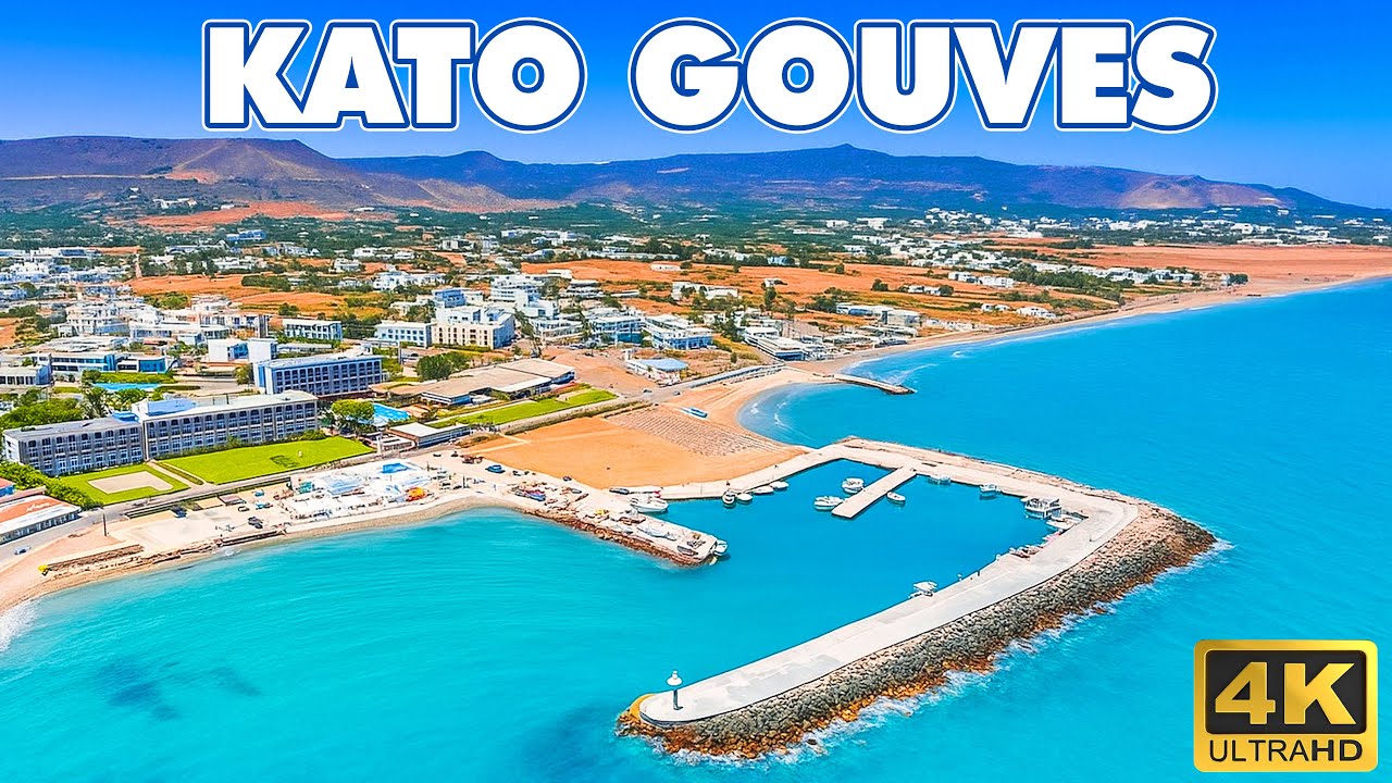 🇬🇷 KATO GOUVES, Crete | Your Next Favorite Laid-Back Beach Town!