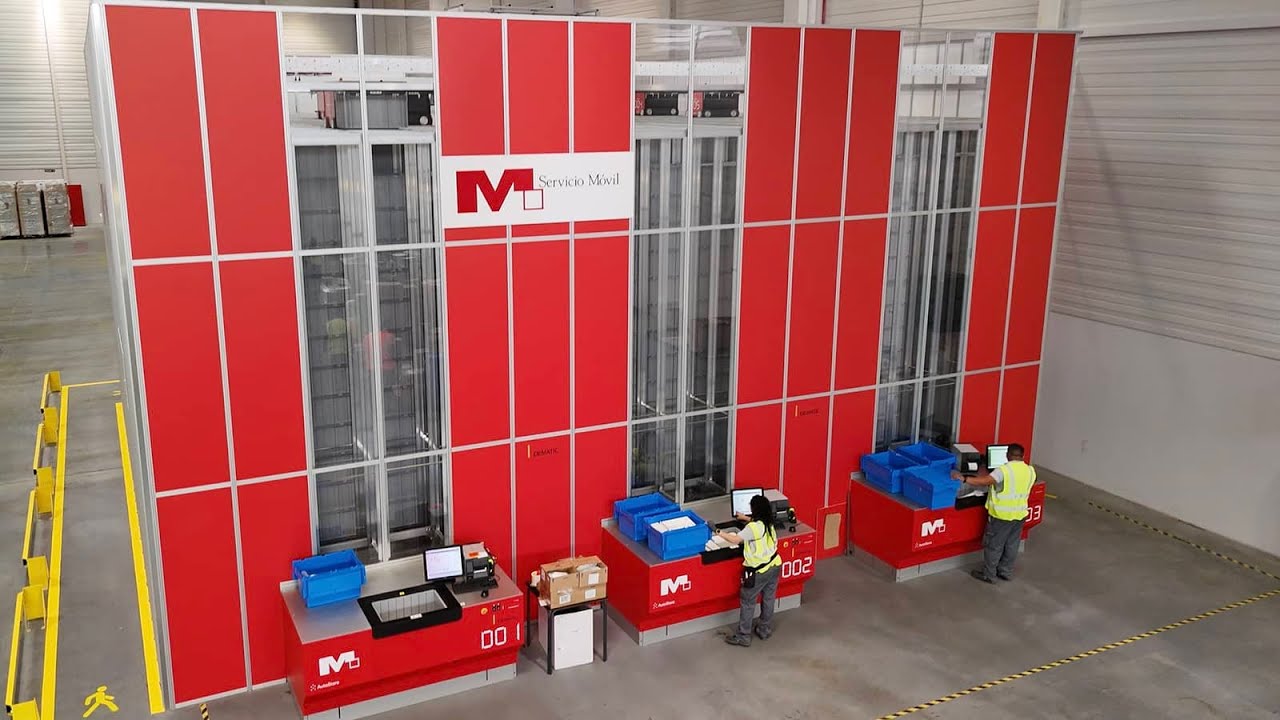 Servicio Móvil boosts order preparation productivity by 80 % with AutoStore™ by Dematic