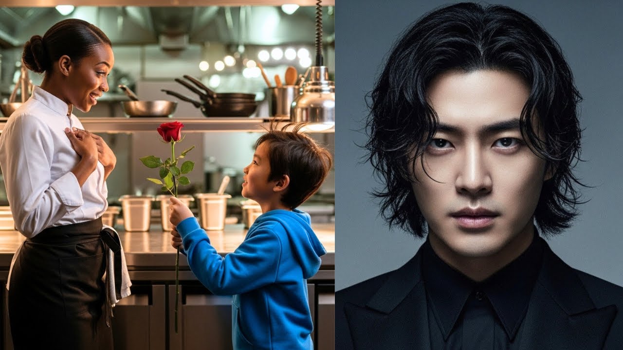 “Will You Be My Wife?” Little Boy Asks a Black Waitress—Unaware His Dad Is Korea’s Richest CEO
