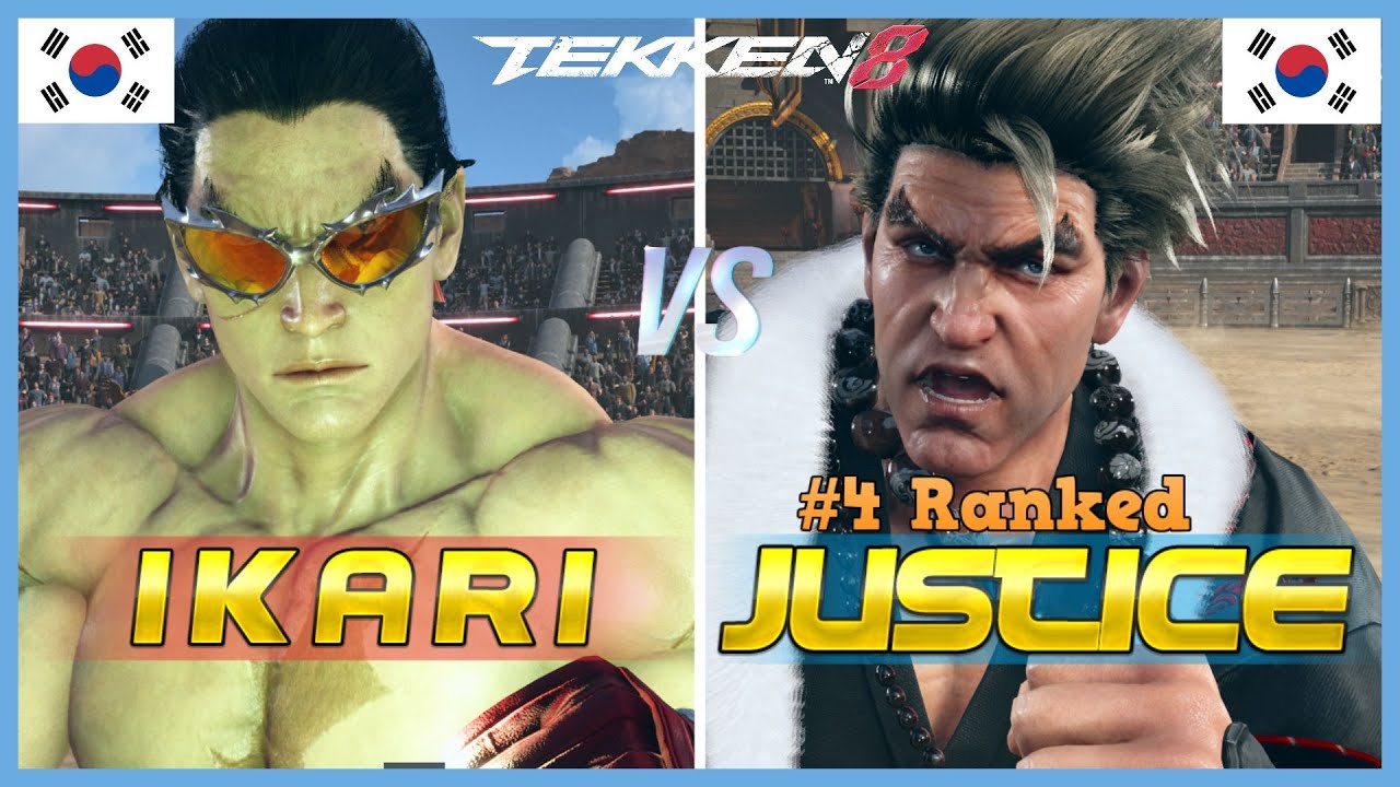 Tekken 8 ▰ JUSTICE (#4 Ranked Paul) Vs IKARI (Kazuya) ▰ Ranked Matches