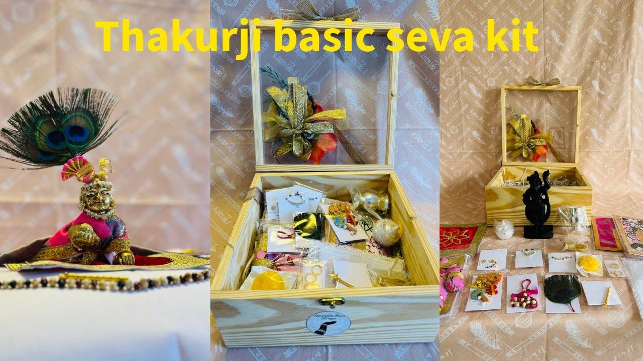 shrinathji or laddugopal ka basic seva kese kare | thakurji ka daily sevakram| daily basic seva kit